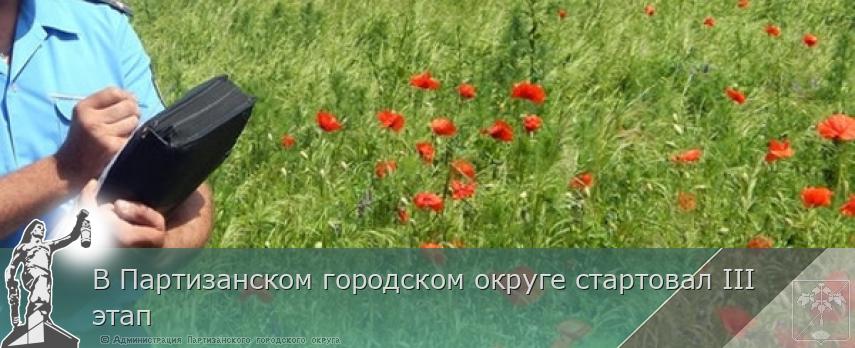 В Партизанском городском округе стартовал III этап | Администрация муниципального округа город Партизанск Приморского края Официальный сайт В Партизанском городском округе стартовал III этап | Администрация муниципального округа город Партизанск Приморского края Официальный сайт