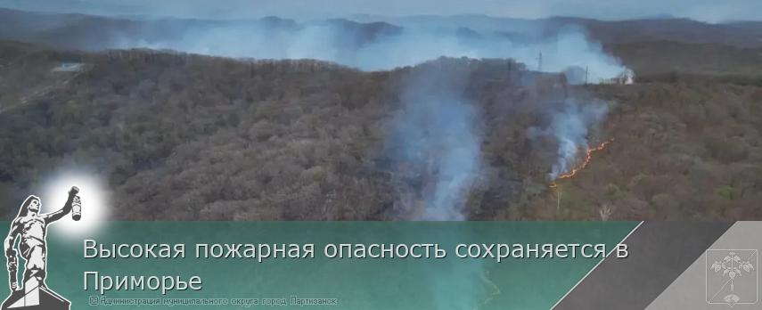 Высокая пожарная опасность сохраняется в Приморье | Администрация муниципального округа город Партизанск Приморского края Официальный сайт