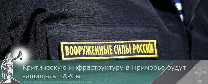 Критическую инфраструктуру в Приморье будут защищать БАРСы | Администрация муниципального округа город Партизанск Приморского края Официальный сайт